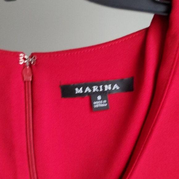 NWT Marina Bell Sleeve Dress Sz 8 - Picture 2 of 5